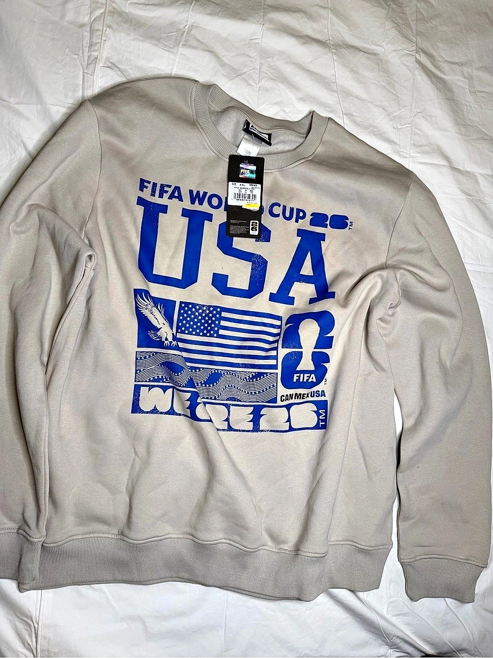New Era FIFA World Cup 2026 USA sweatshirt USA FIFA World Cup 2026 XXL NWT